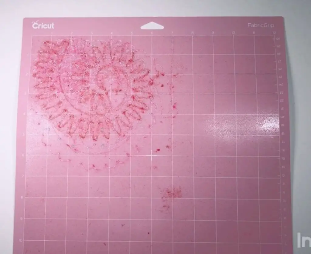 cricut pink fabric mat