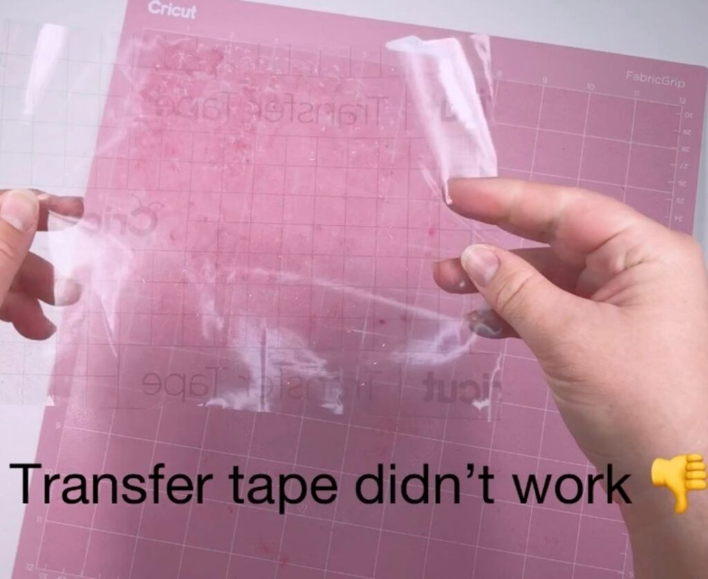 cricut fabric mat and transfer tape